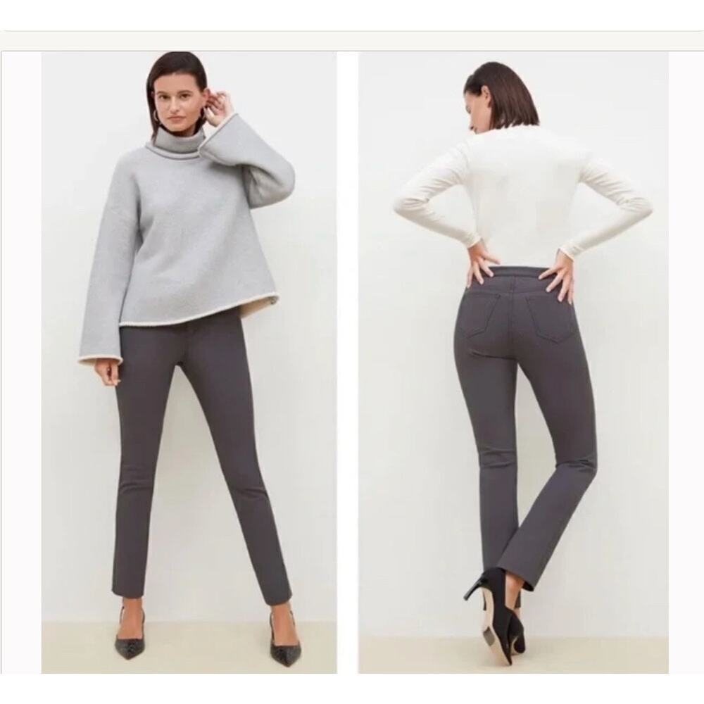 M.M. LAFLEUR Women’s The Hockley Jean - Adjustable Hem Size 12 in Cool Charcoal